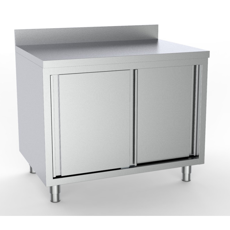 Meuble bas inox professionnel 1400x700 mm, Combisteel