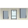 Mini Refrigerated Cabinet with Glass Door - 136 L