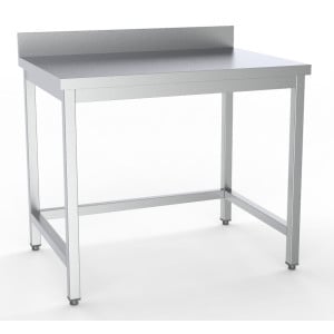 RVS Tafel met Opstaande Rand - L 1200 x D 600 mm - CombiSteel