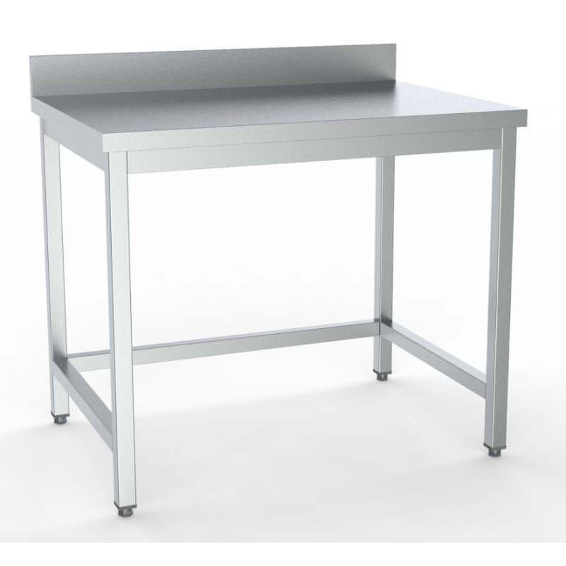 Table Inox avec Dosseret - Spacieuse et robuste | CombiSteel