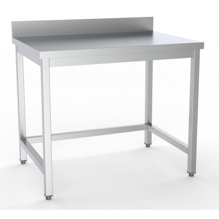 RVS Tafel met Opstaande Rand - L 1200 x D 600 mm - CombiSteel