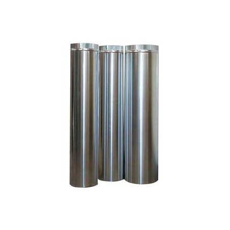 Afvoerpijp in Rond voor Afzuigkap - Ø 300 - CombiSteel