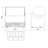Vitrine für Eis Phuket - 9 x 5 L - CombiSteel