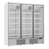 Negatieve Koelvitrine RVS - 3 Glazen Deuren - 1450 L - CombiSteel
