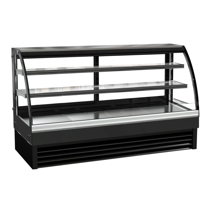 Positive Kühlvitrine Gebogen - 400 L - CombiSteel Positive Kühlvitrine Gebogen - 400 L - CombiSteel