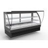 Positive Kühlvitrine Gebogen - 400 L - CombiSteel