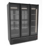 Armoire Réfrigérée Positive Noir - 2 Portes Vitrées - 1555 L - CombiSteel