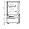 Kühlschrank mit positiver Kühlung 375 L CombiSteel - Professionell und elegant