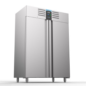 Negative Stainless Steel Refrigerated Cabinet - 2 Solid Doors - 1400 L - CombiSteel