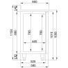 Professionele gekoelde tafel - CombiSteel GN 1/1