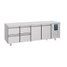 Positieve Koelwerkbank met 2 Deuren en 4 Laden - 632 L - CombiSteel