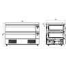 Positive/Negative Refrigerated Base - 6 GN 1/1 - 265L - CombiSteel