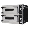 2-Chamber Pizza Oven - 2 x 6 Pizzas - 400 V - CombiSteel