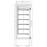 Negative Refrigerated Cabinet 2 Glass Doors 1079 L Combisteel - Professional Catering