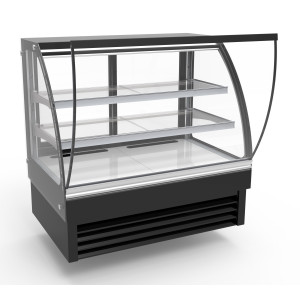 Positieve Koelvitrine Gebogen - 236 L - CombiSteel