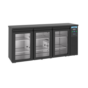 Refrigerated Back Bar 3 Glass Doors 500 L - CombiSteel - Ventilated Cooling