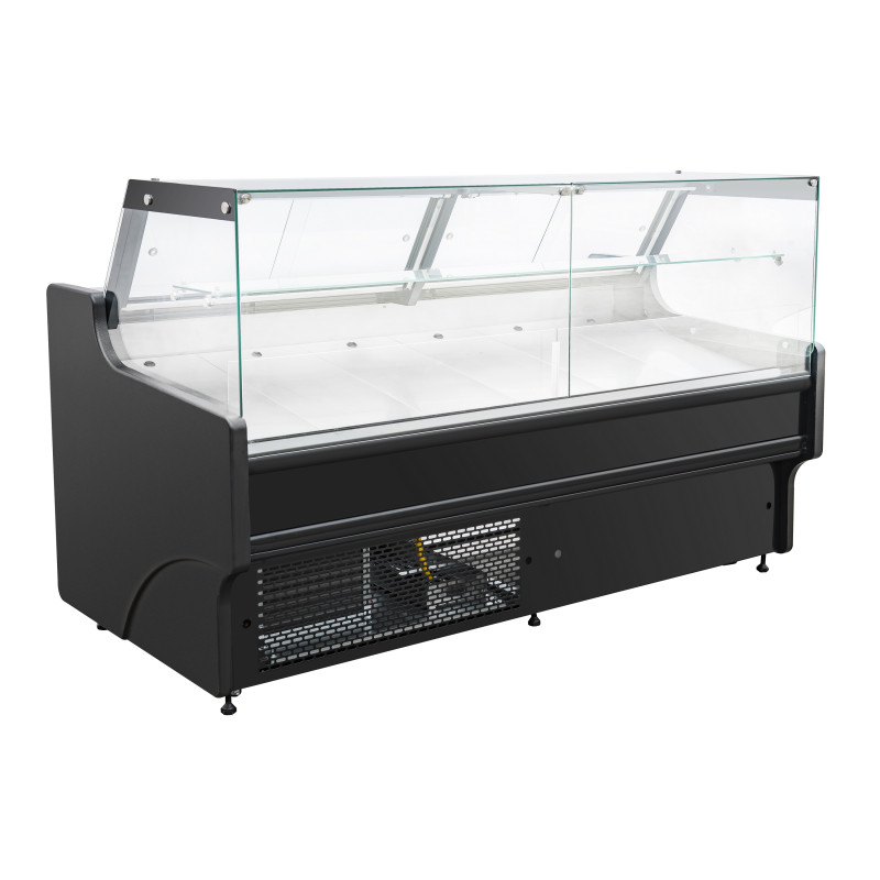 Koelvitrine Thomas 310L CombiSteel - Zwart