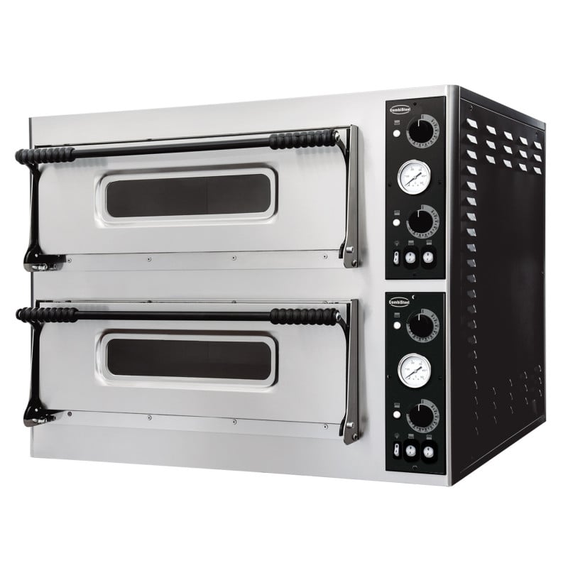 2-Chamber Pizza Oven - 2 x 6 Pizzas - 400 V - CombiSteel 2-Chamber Pizza Oven - 2 x 6 Pizzas - 400 V - CombiSteel