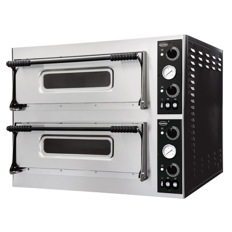 Four à Pizza Double Chambre - 2 x 6 Pizzas - Combisteel 400V