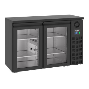 Rückkühlschrank mit 2 Glastüren - 320 L - CombiSteel