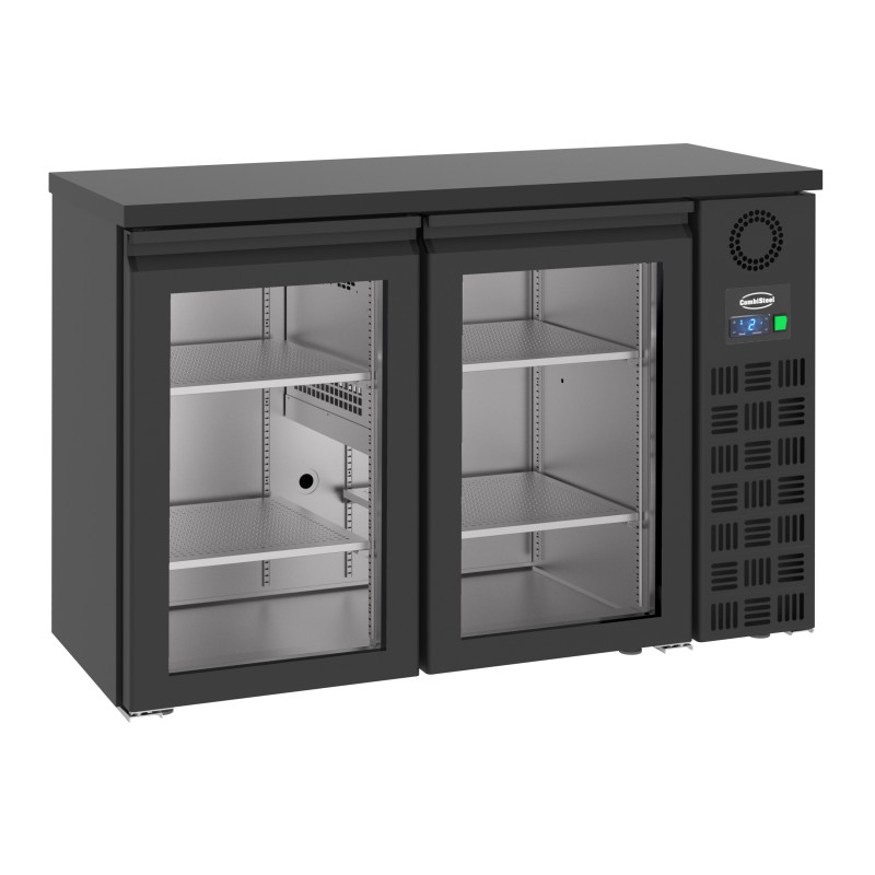 Rückkühlschrank mit 2 Glastüren - 320 L - CombiSteel Rückkühlschrank mit 2 Glastüren - 320 L - CombiSteel