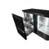 Refrigerated Back Bar with 2 Doors and 2 Drawers - 537 L - CombiSteel
