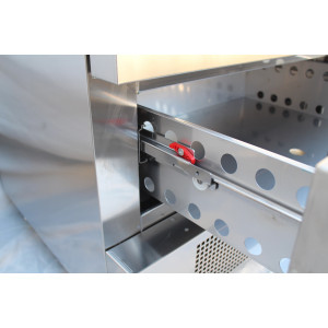 Positive and Negative Refrigerated Base - Stainless Steel - CHR Storage