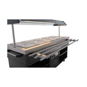 CombiSteel Hot Buffet - Stainless Steel GN 1/1 & LED Lighting