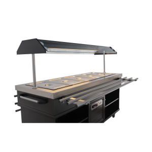 Buffet Warm CombiSteel - Edelstahl GN 1/1 & LED-Beleuchtung