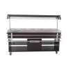 Buffet Chaud CombiSteel - Acier Inoxydable GN 1/1 & Éclairage LED