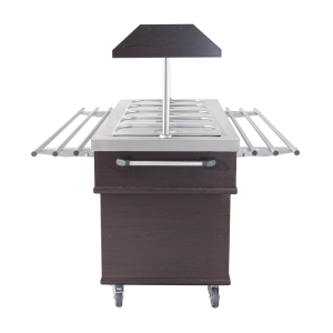 Buffet Warm CombiSteel - Edelstahl GN 1/1 & LED-Beleuchtung