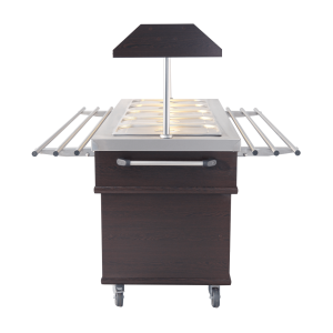 Buffet Warm CombiSteel - Edelstahl GN 1/1 & LED-Beleuchtung