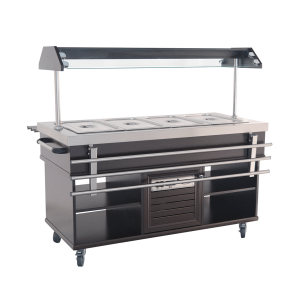 Buffet Réfrigéré 4 GN 1/1 - CombiSteel : Performance professionnelle et design élégant