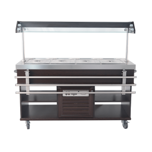 Refrigerated Buffet 4 GN 1/1 - CombiSteel: Professional performance and elegant design