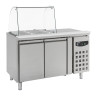 Saladette Koelkast met 2 Deuren - 2 GN 1/1 - CombiSteel