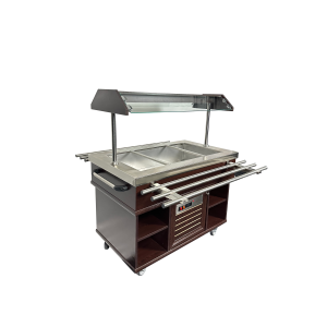 Buffet Gekoeld 3 GN 1/1 CombiSteel Prestatie en Elegant