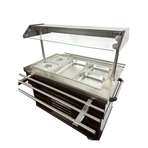 Buffet Gekoeld 3 GN 1/1 CombiSteel Prestatie en Elegant