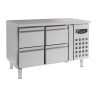 Positieve Koelwerkbank met 4 Laden - 282 L - CombiSteel