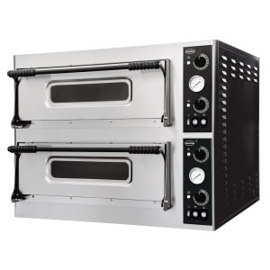 Four à Pizza Professionnel - Double Chambre - 400V - CombiSteel