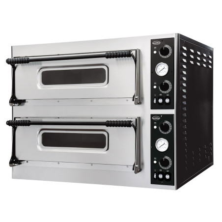 Professionele Pizzaoven - Dubbele Kamer - 400V - CombiSteel