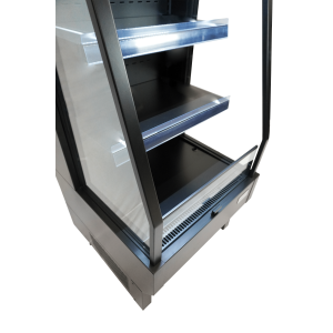 Positive Refrigerated Display Case Combisteel - 165L in Black | Professional Refrigerator