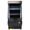 Positive Refrigerated Display Case Combisteel - 165L in Black | Professional Refrigerator