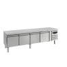 Positieve Koelwerkbank GN 1/1 met 4 Deuren - CombiSteel
