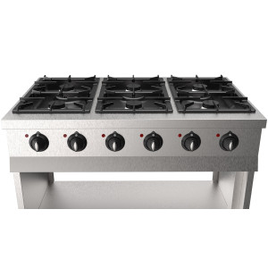 Professionele oven 700 - 6 branders - CombiSteel