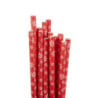 Paper Straw Snowflake 210 mm - Pack of 250 - Fiesta