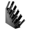 Black Polypropylene Cup Holder - 4 Slots - Olympia