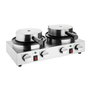 Round Double Belgian Waffle Maker - Buffalo