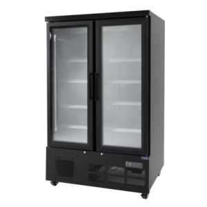 Refrigerated Display Case with 2 Doors - 744 L - Negative Black - Polar