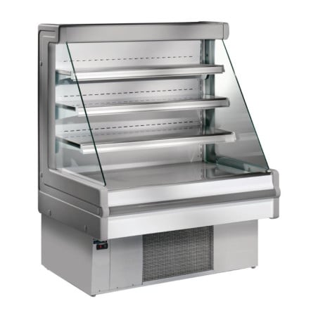 Gray Self-Service Refrigerated Display Case - 1000 mm - Zoin