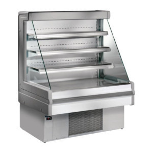 Gray Self-Service Refrigerated Display Case - 1200 mm - Zoin